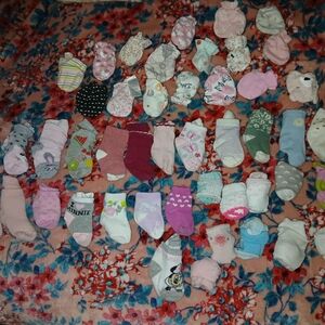 Assorted Colorful Baby Socks Set